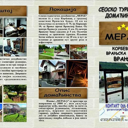 Hétvégi ház Merak Std Vranje